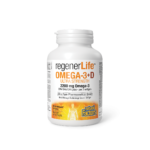 Омега-3 (ЕРА DHA 680335) + Витамин D3 500 IU  - RegenerLife™, 90 софтгел капсули Natural Factors