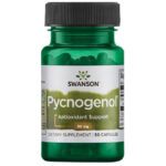 Swanson Пикногенол 50 капсули Защитете тялото си от вредното действие на свободните радикали с естествената флавоноидна сила на Пикногенола на Суонсън. Това съединение е извлечено от кората на френски морски бор и представлява водоразтворим антиоксидантен флавоноиден екстракт с биодостъпни процианидини, катехини, таксифолини и широк спектър от фенолни киселини. Като събира всички тези ценни флавоноиди в една концентрирана добавка, Пикногенолът помага на организма да се пребори със стреса, като същевременно защитава жизнените колагенови структури в кръвоносните съдове, тъканите на кожата и ставите от свободните радикали. Swanson Пикногенол Състав и прием на Swanson Пикногенол: Всяка капсула съдържа 50 мг Pycnogenol® Екстракт от кората на Френски морски бор (Pinus pinaster) Опаковката съдържа 50 капсули Приемайте по 1 капсула 2 пъти на ден с вода Една доза: 1 капсула Препоръчителна дневна доза: 2 капсули Други съставки: Оризово брашно, Желатин, Калциев палмитат Допълнителни предписания за Swanson Пикногенол • Да се приема като хранителна добавка • Да не се използва като заместител на разнообразното хранене • Да не се използва, ако опаковката е разпечатана • Да не се превишава препоръчваната дневна доза • Да се съхранява на място, недостъпно за малки деца • Да се съхранява на сухо и прохладно място • Консултирайте се с Вашия лекар преди да използвате този продукт, ако сте бременна или кърмите или страдате от някакво заболяване Swanson е компания предоставяща хранителни добавки от 1969 година. Неин основател е Лиланд Суонсън, който е ентусиаст по отношение на физическото здраве на хората.  Към днешна дата компанията е реализирала тази мечета, достигайки до милиони хора по света, които се грижат за своето здраве за един по здравословен живот. Хранителни добавки на Swanson са известни с използваните за тях специално подбрани и от висок клас суровини.   Всички използвани съставки в добавки на Swanson са доставени с необходимите сертификати  за анализ от доставчика, с което компанията гарантира качеството на хранителни добавки.  Swanson Пикногенол Преминавайки през различните етапи на производствения процес на Swanson, съставките се тестват за да се провери тяхната чистота и ефективност. Всеки завършен продукт преминавата през качествен контрол, който проверявата чистотота и ефективноста на пробукта, от независими лаборатории. Така Swanson гарантират освен качеството, но и че всяка добавка съдържа това, което е обявено на етикета. Swanson Пикногенол Swanson Health Products се стремят да поддържат своите продукти в най-високо качество. Това ги прави лидер с най-много внедрени добри бизнес практики в индустрията. Свансон интегрира добрите производствени практики (GMPs) още преди да се превърнат в регламент на Федералната агенция по лекарствата. Swanson Пикногенол Swanson са признати като регистриран партньор GMP от NSF International. Те са водещ и световен авторитет в разработването на стандарти насочени към обществената безопасност. С над 50 годишния с опит Swanson се превръщат в доверен партньор на стотици аптеки по света. Погрижете се за вашето здраве от рано и разгледайте разнообразната гама продукти на Swanson  в нашия онлайн магазин aptekata.online