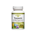 Тurmeric with Black Pepper Extract - Куркума 300 mg + Черен пипер, 60 капсули Natural Factors