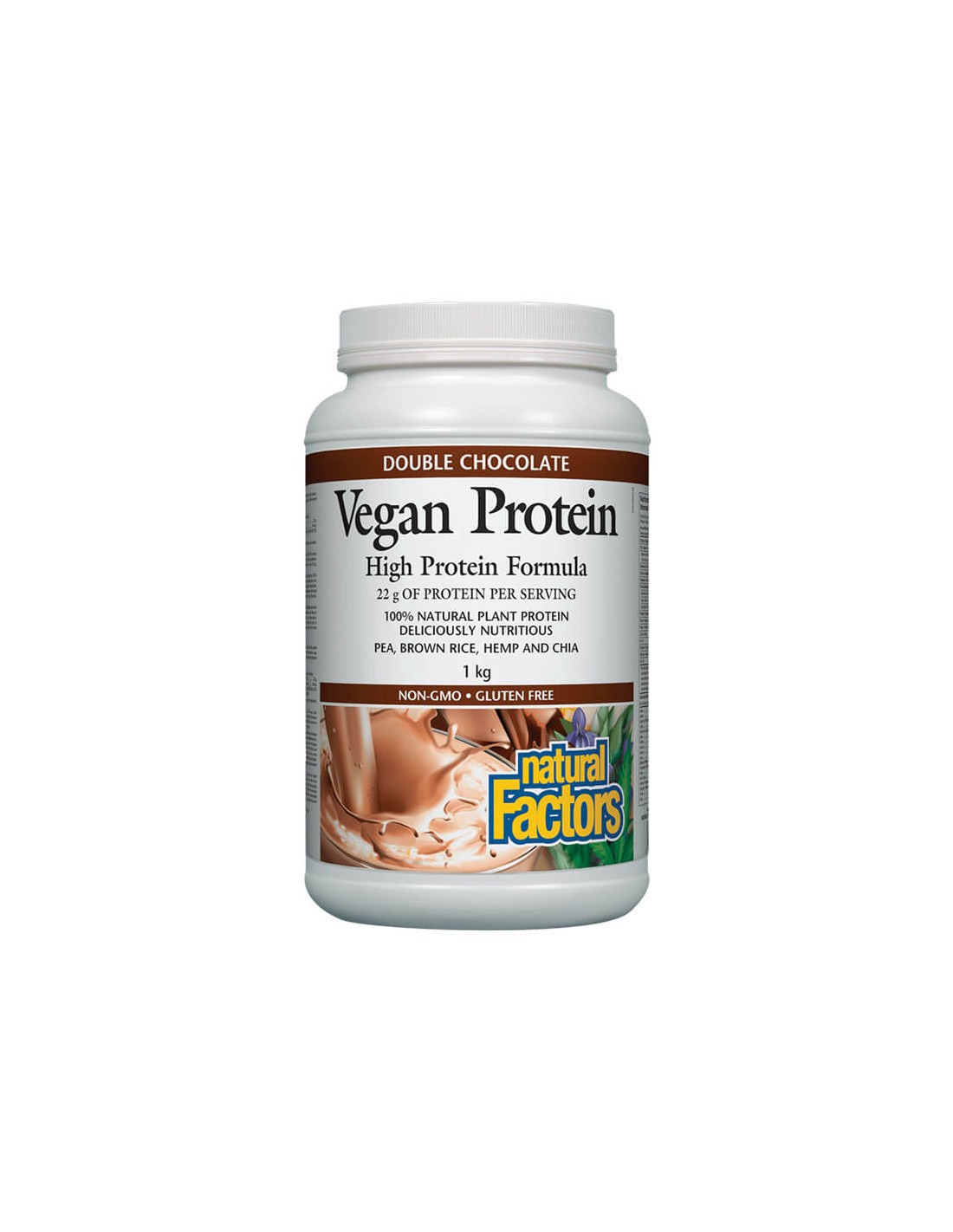 vegan-protein-high-protein-formula-vegan-protein-vkus-shokolad.jpg Vegan Protein High Protein Formula / Веган протеин с вкус на шоколад Natural Factors - Image 1