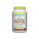 Веган растителен протеин органик - Обогатен с хлорела и спирулина, 1100 g, прах, с вкус на шоколад Natural Factors