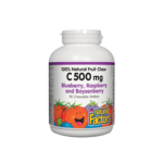 Vitamin C/ Витамин С 500 mg х 90 дъвчащи таблетки с вкус на горски плодове Natural Factors