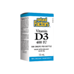 Vitamin D3/ Витамин D3 400 IU x 15 ml/ 500 дози Natural Factors