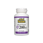 Vitamin E/ Витамин E (токофероли микс) 200 IU х 90 софтгел капсули Natural Factors