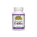 Vitamin E/ Витамин Е (токофероли микс) х 90 софтгел капсули Natural Factors