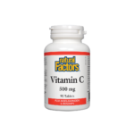 Vitamin C/ Витамин C 500 mg + Шипка и Биофлавони х 90 таблетки Natural Factors