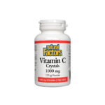 Витамин С, прах - Vitamin C Crystals 1000 mg, 250 дози Natural Factors