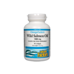 Wild Salmon Oil / Дива сьомга (масло) 1000 mg х 90 софтгел капсули Natural Factors