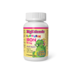 Желязо за деца - Big Friends®, 10 mg, 60 дъвчащи таблетки, с вкус на праскова Natural Factors