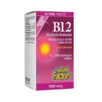 Methylfolate+B12 BioCoenzymated™/ Метилфолат (Фолиева киселина)+Витамин В12 х 60 сублингвални таблетки Natural Factors