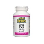 Vitamin B3/ Витамин В3 х 90 таблетки Natural Factors