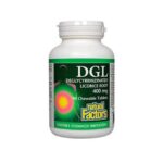 DGL - Deglycyrrhizinated Licorice Root / ДиДжиЕл - Деглициризиран сладник / Женско биле 400 mg х 90 дъвчащи таблетки Natural Factors