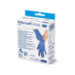 Хартманн Пехасофт нитрилови нестерилни ръкавици, S - 10 бр М - 10 бр L - 10 бр