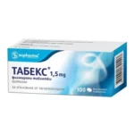 Табекс 1.5 мг за отказване от тютюнопушене x100 таблетки