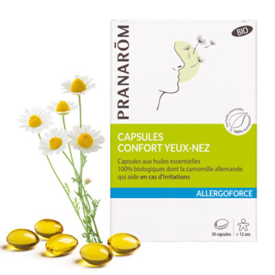 Pranarom Алергофорс комфорт за очите и носа 30 капсули