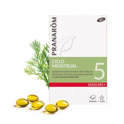 Pranarom OLEOCAPS 5 – Гинекологичен комфорт Съвети за употреба Гинекопоrичен комфорт: 2 до 3 капсули на ден по време на хранене през периода на неразположението Състав Растително масло от Рапица, Морски желатин; Етерични масла /75 мг на капсула/: Копър, истинска лавандула, кардамон, джинджифил, лимонена трева, кълбови евкалипт, мента Pranarom  води началото си от 1991 година. Идеята за създаването на компанията е на един от най-признатите в световен мащаб фармацевти и ароматолози - Доминик Баду. Pranarom е утвърдена марка, която има дългогодишен опит в арома и фитотерапията. Компанията е създадена в Белгия. Отличително за нея е научно обоснования подход към аромотерапията. Pranarom съчетават традиционните знания с модерни и научни изследвания. Pranarom OLEOCAPS 5 – Гинекологичен комфорт Основен Фокус на Pranarom е поддържане на здравето и баланса на организма чрез предоставените от тях натурални и ефективни продукти. Те са с гарантирана безопасност и висока ефективност, дължаща се на стриктния контрол на качеството в производствения процес. Pranarom OLEOCAPS 5 – Гинекологичен комфорт Pranarom предлагат разнообразна гама от продукти част от които са чисти етерични масла и готови смеси. Те са силно подходящи за дифузия, локално приложение или приемане във вид на капсули. Продуктите на Pranarom помагат за подобряване на имунитета, облекчаване на стреса и участие в грижата на съня и кожата. Pranarom OLEOCAPS 5 – Гинекологичен комфорт Погрижете се за вашето здраве от рано и разгледайте разнообразната гама продукти на Pranarom в нашия онлайн магазин aptekata.online