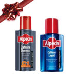 Alpecin Пълноценна грижа за косата – Комплект против косопад Подарете на косата си сила и жизненост с нашия Alpecin комплект против косопад. Създаден с мощната активна съставка кофеин, този комплект е специално разработен за борба с косопада и стимулиране на здравословния растеж на косата.