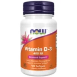 Витамин D3 400 IU 180 Дражета Now Foods