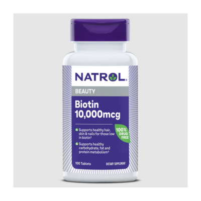 Natrol Биотин Максимална Сила 100 таблетки Какво представлява Natrol Биотин Максимална Сила? Биотин на Natrol е мощна формула, която осигурява хранителна подкрепа за поддържането на здрави коса и нокти. Поддържайки целостта на матрицата на косата, ноктите и кожата, приемът на биотин ефективно допринася за ежедневното им подхранване. Продуктът участва в преработвателния процес на въглехидратите, протеините и мазнините, като по този начин стимулира производството на енергия, необходима за правилното функциониране на клетките. Natrol Биотин Максимална Сила Свойства на Natrol Биотин Максимална Сила: Свойството на биотина да подпомага наличието на тонус в организма се дължи на процеса на активиране на специфични ензими зад клетъчните стени. Именно те са пряко отговорни за трансформирането на веществата в енергия. •    За здрави и красиви коса и нокти •    Средство за предотвратяване на начални форми на косопад •    Стимулира производството на енергия в клетките •    Допринася за поддържане нормалните нива на триглицериди в кръвта •    Взима участие в метаболизма на захарта и мазнините в организма •    Продукт със 100% растителен произход •    Продукт под формата на лесни за поглъщане таблетки Начин на употреба на Natrol Биотин Максимална Сила: Приемайте по 1 таблетка, веднъж дневно, по време на хранене. За Natrol Natrol – водеща марка в областта на здравословните добавки, позната с научно обоснованите си формули и висококачествените си продукти. Natrol съчетава дългогодишен опит с модерни изследователски методи, за да разработва добавки, които подпомагат оптималното здраве, енергия и умствена активност. Natrol Биотин Максимална Сила Ключът към успеха на Natrol е в строгия контрол на качеството и внимателния подбор на съставките. Всеки продукт преминава през редица тестове, за да се гарантира неговата чистота, ефективност и безопасност. Марката инвестира значителни ресурси в научни изследвания, което позволява непрекъснато усъвършенстване на формулите и внедряване на иновативни технологии в производството. Natrol Биотин Максимална Сила Изборът на Natrol означава доверие в доказани научни принципи и отдаденост към подобряване на качеството на живот. Продуктите на Natrol са създадени, за да отговорят на нуждите на съвременния потребител, предоставяйки ефективна поддръжка за имунната система, енергийния баланс и общото благосъстояние. Natrol Биотин Максимална Сила Защо да изберете Аптеката Oнлайн? В Аптеката Онлайн може да се насладите на богата гама от медикаменти, хранителни добавки и други здравни продукти. Включително можете да намерите разнообразие от продукти за профилактика и лечение на сезонни заболявания като грип и настинки. Нашата аптека се стреми да предложи на клиентите не само достъпни цени, но и качествени продукти, които да помогнат за укрепване на имунитета и здравето като цяло. Лоялна Програма Освен това, в Аптеката Онлайн предлагаме и специална лоялна програма.,Тя важи за всички продукти дори и намалените. Чрез нея събирате точки при всяка покупка. Тези точки можете да използвате за намаления при следващи покупки, условията може да разгледате в страницата ни за лоялна програма. Трупате точки само, ако сте вписани в своя профил. Допълнителни предимства С пазаруването в Аптеката Онлайн получавате допълнителни предимства като безплатна доставка при определени поръчки и възможността да пазарувате по всяко време на денонощието, без да се съобразявате с работно време. Това ви осигурява максимално удобство и бърз достъп до продуктите, от които се нуждаете. Ние сме до теб! Ние разбираме важността на качествената грижа за здравето и затова нашите продукти са внимателно подбрани и с доказана ефективност. В Аптеката Онлайн ще намерите всичко необходимо за вашето здраве на едно място, независимо дали става дума за витамини, минерали, лекарства или продукти за козметична грижа. Изберете Аптеката Онлайн за надеждност, удобство и сигурност при пазаруването на здравни продукти!