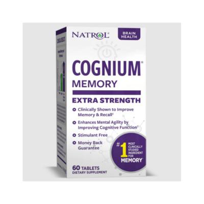 Natrol Когниум Супер Силен 60 таблетки Natrol Когниум Супер Силен подобрява паметта и припомнянето с по-силна доза от най-клинично изследваната съставка сред водещите добавки за здраве на мозъка. Natrol Когниум Супер Силен се захранва от хидролизат на копринен протеин, който е №1 най-клинично изследваната съставка за памет сред водещите добавки за здраве на мозъка. Extra Strength Cognium подобрява умствената гъвкавост чрез подобряване на когнитивната функция. Множество клинични проучвания при хора показват статистически значими подобрения в паметта и припомнянето при здрави възрастни. Natrol Когниум Супер Силен поддържа вашата памет силна. №1 най-клинично проучена съставка за памет сред водещите добавки за здраве на мозъка Клинично доказано, че подобрява паметта и припомнянето при здрави възрастни Подобрява умствената гъвкавост чрез подобряване на когнитивната функция Безопасен и без стимуланти Резултати само за 4 седмици Подкрепете мозъка си с Natrol Когниум Супер Силен, интелигентният избор за здравето на мозъка. ПО-ДОБРИ СЪСТАВКИ, ПО-ДОБРИ РЕЗУЛТАТИ Какво има вътре и защо е важно? По-добра памет. По-добър ТИ. Natrol® Cognium® поддържа паметта ви силна със съставка, за която клинично е доказано, че подобрява паметта и припомнянето при здрави възрастни. Той се захранва от №1 най-клинично изследваната съставка за памет сред водещите добавки за здравето на мозъка. Това прави Cognium интелигентният избор за здравето на мозъка. Natrol Когниум Супер Силен Какво е Natrol Когниум ? Natrol Cognium се захранва от хидролизат на копринен протеин с уникална структура, която го прави особено ефективен в подкрепа на мозъка. Коприненият протеин се намира в нишките на пашкулите на копринената буба. Как да приемам Natrol Когниум Супер Силен? Cognium трябва да се приема веднъж сутрин и веднъж вечер, така че мозъкът ви да поддържа постоянен запас от тази полезна съставка. Може да откриете, че е най-лесно да приемате Cognium със сутрешното и вечерното хранене. Кога ще видя резултатите? Резултатите обикновено се наблюдават между 3-4 седмици, когато Cognium се приема според указанията. Въпреки това, всеки човек е различен, така че резултатите ще варират от човек до човек. Някои хора може да забележат резултати преди три седмици, докато други може да не забележат резултати до след 4-седмичния период. Cognium съдържа гаранция за връщане на парите, така че можете да изпробвате Cognium без риск. Начин на употреба на Natrol Когниум Супер Силен:  Приемайте по 1 таблетка сутрин и 1 таблетка вечер по време на хранене. За Natrol Natrol – водеща марка в областта на здравословните добавки, позната с научно обоснованите си формули и висококачествените си продукти. Natrol съчетава дългогодишен опит с модерни изследователски методи, за да разработва добавки, които подпомагат оптималното здраве, енергия и умствена активност.Natrol Когниум Супер Силен Ключът към успеха на Natrol е в строгия контрол на качеството и внимателния подбор на съставките. Всеки продукт преминава през редица тестове, за да се гарантира неговата чистота, ефективност и безопасност. Марката инвестира значителни ресурси в научни изследвания, което позволява непрекъснато усъвършенстване на формулите и внедряване на иновативни технологии в производството. Natrol Когниум Супер Силен Изборът на Natrol означава доверие в доказани научни принципи и отдаденост към подобряване на качеството на живот. Продуктите на Natrol са създадени, за да отговорят на нуждите на съвременния потребител, предоставяйки ефективна поддръжка за имунната система, енергийния баланс и общото благосъстояние. Natrol Когниум Супер Силен Защо да изберете Аптеката Oнлайн? В Аптеката Онлайн може да се насладите на богата гама от медикаменти, хранителни добавки и други здравни продукти. Включително можете да намерите разнообразие от продукти за профилактика и лечение на сезонни заболявания като грип и настинки. Нашата аптека се стреми да предложи на клиентите не само достъпни цени, но и качествени продукти, които да помогнат за укрепване на имунитета и здравето като цяло. Лоялна Програма Освен това, в Аптеката Онлайн предлагаме и специална лоялна програма.,Тя важи за всички продукти дори и намалените. Чрез нея събирате точки при всяка покупка. Тези точки можете да използвате за намаления при следващи покупки, условията може да разгледате в страницата ни за лоялна програма. Трупате точки само, ако сте вписани в своя профил. Допълнителни предимства С пазаруването в Аптеката Онлайн получавате допълнителни предимства като безплатна доставка при определени поръчки и възможността да пазарувате по всяко време на денонощието, без да се съобразявате с работно време. Това ви осигурява максимално удобство и бърз достъп до продуктите, от които се нуждаете. Ние сме до теб! Ние разбираме важността на качествената грижа за здравето и затова нашите продукти са внимателно подбрани и с доказана ефективност. В Аптеката Онлайн ще намерите всичко необходимо за вашето здраве на едно място, независимо дали става дума за витамини, минерали, лекарства или продукти за козметична грижа. Изберете Аптеката Онлайн за надеждност, удобство и сигурност при пазаруването на здравни продукти!