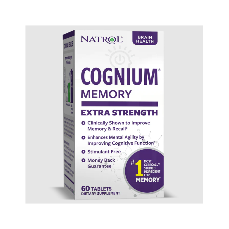 Natrol Когниум Супер Силен 60 таблетки Natrol Когниум Супер Силен 60 таблетки Natrol Когниум Супер Силен подобрява паметта и припомнянето с по-силна доза от най-клинично изследваната съставка сред водещите добавки за здраве на мозъка. Natrol Когниум Супер Силен се захранва от хидролизат на копринен протеин, който е №1 най-клинично изследваната съставка за памет сред водещите добавки за здраве на мозъка. Extra Strength Cognium подобрява умствената гъвкавост чрез подобряване на когнитивната функция. Множество клинични проучвания при хора показват статистически значими подобрения в паметта и припомнянето при здрави възрастни. Natrol Когниум Супер Силен поддържа вашата памет силна. №1 най-клинично проучена съставка за памет сред водещите добавки за здраве на мозъка Клинично доказано, че подобрява паметта и припомнянето при здрави възрастни Подобрява умствената гъвкавост чрез подобряване на когнитивната функция Безопасен и без стимуланти Резултати само за 4 седмици Подкрепете мозъка си с Natrol Когниум Супер Силен, интелигентният избор за здравето на мозъка. ПО-ДОБРИ СЪСТАВКИ, ПО-ДОБРИ РЕЗУЛТАТИ Какво има вътре и защо е важно? По-добра памет. По-добър ТИ. Natrol® Cognium® поддържа паметта ви силна със съставка, за която клинично е доказано, че подобрява паметта и припомнянето при здрави възрастни. Той се захранва от №1 най-клинично изследваната съставка за памет сред водещите добавки за здравето на мозъка. Това прави Cognium интелигентният избор за здравето на мозъка. Natrol Когниум Супер Силен Какво е Natrol Когниум ? Natrol Cognium се захранва от хидролизат на копринен протеин с уникална структура, която го прави особено ефективен в подкрепа на мозъка. Коприненият протеин се намира в нишките на пашкулите на копринената буба. Как да приемам Natrol Когниум Супер Силен? Cognium трябва да се приема веднъж сутрин и веднъж вечер, така че мозъкът ви да поддържа постоянен запас от тази полезна съставка. Може да откриете, че е най-лесно да приемате Cognium със сутрешното и вечерното хранене. Кога ще видя резултатите? Резултатите обикновено се наблюдават между 3-4 седмици, когато Cognium се приема според указанията. Въпреки това, всеки човек е различен, така че резултатите ще варират от човек до човек. Някои хора може да забележат резултати преди три седмици, докато други може да не забележат резултати до след 4-седмичния период. Cognium съдържа гаранция за връщане на парите, така че можете да изпробвате Cognium без риск. Начин на употреба на Natrol Когниум Супер Силен: Приемайте по 1 таблетка сутрин и 1 таблетка вечер по време на хранене. За Natrol Natrol – водеща марка в областта на здравословните добавки, позната с научно обоснованите си формули и висококачествените си продукти. Natrol съчетава дългогодишен опит с модерни изследователски методи, за да разработва добавки, които подпомагат оптималното здраве, енергия и умствена активност.Natrol Когниум Супер Силен Ключът към успеха на Natrol е в строгия контрол на качеството и внимателния подбор на съставките. Всеки продукт преминава през редица тестове, за да се гарантира неговата чистота, ефективност и безопасност. Марката инвестира значителни ресурси в научни изследвания, което позволява непрекъснато усъвършенстване на формулите и внедряване на иновативни технологии в производството. Natrol Когниум Супер Силен Изборът на Natrol означава доверие в доказани научни принципи и отдаденост към подобряване на качеството на живот. Продуктите на Natrol са създадени, за да отговорят на нуждите на съвременния потребител, предоставяйки ефективна поддръжка за имунната система, енергийния баланс и общото благосъстояние. Natrol Когниум Супер Силен Защо да изберете Аптеката Oнлайн? В Аптеката Онлайн може да се насладите на богата гама от медикаменти, хранителни добавки и други здравни продукти. Включително можете да намерите разнообразие от продукти за профилактика и лечение на сезонни заболявания като грип и настинки. Нашата аптека се стреми да предложи на клиентите не само достъпни цени, но и качествени продукти, които да помогнат за укрепване на имунитета и здравето като цяло. Лоялна Програма Освен това, в Аптеката Онлайн предлагаме и специална лоялна програма.,Тя важи за всички продукти дори и намалените. Чрез нея събирате точки при всяка покупка. Тези точки можете да използвате за намаления при следващи покупки, условията може да разгледате в страницата ни за лоялна програма. Трупате точки само, ако сте вписани в своя профил. Допълнителни предимства С пазаруването в Аптеката Онлайн получавате допълнителни предимства като безплатна доставка при определени поръчки и възможността да пазарувате по всяко време на денонощието, без да се съобразявате с работно време. Това ви осигурява максимално удобство и бърз достъп до продуктите, от които се нуждаете. Ние сме до теб! Ние разбираме важността на качествената грижа за здравето и затова нашите продукти са внимателно подбрани и с доказана ефективност. В Аптеката Онлайн ще намерите всичко необходимо за вашето здраве на едно място, независимо дали става дума за витамини, минерали, лекарства или продукти за козметична грижа. Изберете Аптеката Онлайн за надеждност, удобство и сигурност при пазаруването на здравни продукти!