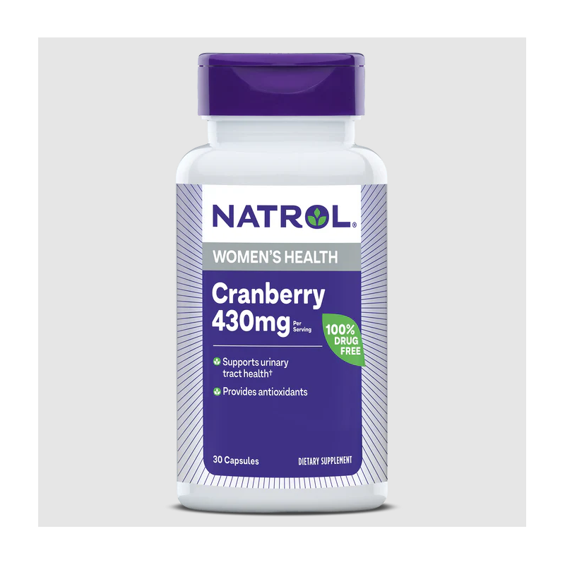 natrol-cranberry.png Какво е предназначението на Natrol Червена Боровинка Екстракт 430mg? Червената боровинка, клинично доказано, поддържа здравето на пикочния мехур и пикочните пътища. Лесната за преглъщане капсула съдържа 400 mg червена боровинка. Малките червени плодчета са изключително богати на витамин С. Те са мощен антиоксидант, който намалява задържането на бактерии по стените на пикочния мехур. Друго свойство на Natrol Червена Боровинка Екстракт е да понижават холестерола и да се борят с негативното действие на свободните радикали. Приемайки Natrol Червена Боровинка Екстракт ще предотвратите появата на паренето и тежестта при уриниране, но и ще помогнете за по-бързото излекуване на инфекция на пикочните пътища. Често задавани въпроси за Natrol Червена Боровинка Екстракт: Съществуват ли клинични изследвания, които доказват, че червената боровинка поддържа здравето на пикочните пътища? Да. Те показват, че приемането на червена боровинка, като хранителна добавка, за период от няколко седмици до няколко месеца спомага за нормалното функциониране на пикочните пътища. Помага ли червената боровинка при инфекция на пикочните пътища? При наличие на инфекция е необходима консултация с лекар преди прием на тази или други хранителни добавки. Начин на употреба на Natrol Червена Боровинка Екстракт 430mg: Приемайте по 2 капсули Natrol Червена Боровинка Екстракт, веднъж дневно, по време на хранене. За Natrol Natrol – водеща марка в областта на здравословните добавки, позната с научно обоснованите си формули и висококачествените си продукти. Natrol съчетава дългогодишен опит с модерни изследователски методи, за да разработва добавки, които подпомагат оптималното здраве, енергия и умствена активност. Ключът към успеха на Natrol е в строгия контрол на качеството и внимателния подбор на съставките. Всеки продукт преминава през редица тестове, за да се гарантира неговата чистота, ефективност и безопасност. Марката инвестира значителни ресурси в научни изследвания, което позволява непрекъснато усъвършенстване на формулите и внедряване на иновативни технологии в производството. Изборът на Natrol означава доверие в доказани научни принципи и отдаденост към подобряване на качеството на живот. Продуктите на Natrol са създадени, за да отговорят на нуждите на съвременния потребител, предоставяйки ефективна поддръжка за имунната система, енергийния баланс и общото благосъстояние. Защо да изберете Аптеката Oнлайн? В Аптеката Онлайн може да се насладите на богата гама от медикаменти, хранителни добавки и други здравни продукти. Включително можете да намерите разнообразие от продукти за профилактика и лечение на сезонни заболявания като грип и настинки. Нашата аптека се стреми да предложи на клиентите не само достъпни цени, но и качествени продукти, които да помогнат за укрепване на имунитета и здравето като цяло. Лоялна Програма Освен това, в Аптеката Онлайн предлагаме и специална лоялна програма. Тя важи за всички продукти дори и намалените. Чрез нея събирате точки при всяка покупка. Тези точки можете да използвате за намаления при следващи покупки, условията може да разгледате в страницата ни за лоялна програма. Трупате точки само, ако сте вписани в своя профил. Допълнителни предимства С пазаруването в Аптеката Онлайн получавате допълнителни предимства като безплатна доставка при определени поръчки и възможността да пазарувате по всяко време на денонощието, без да се съобразявате с работно време. Това ви осигурява максимално удобство и бърз достъп до продуктите, от които се нуждаете. Ние сме до теб! Ние разбираме важността на качествената грижа за здравето и затова нашите продукти са внимателно подбрани и с доказана ефективност. В Аптеката Онлайн ще намерите всичко необходимо за вашето здраве на едно място, независимо дали става дума за витамини, минерали, лекарства или продукти за козметична грижа. Изберете Аптеката Онлайн за надеждност, удобство и сигурност при пазаруването на здравни продукти!
