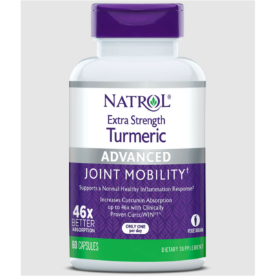 Куркумата е мощнa добавка, която поддържа силна имунната ви система, предпазва клетките, благоприятно въздейства върху сърдечната функция и здравето на ставите. Повечето форми на куркума предлагани на пазара не се абсорбират лесно от тялото и изискват големи дози, за да бъдат ефективни. NATROL Extra Strength Куркума е с  CurcuWIN® - патентована форма на куркумин. Клинично доказано, нашата патентована формула увеличава абсорбацията и ефекта върху организма от куркумата е гарантиран. Клиничното сравнение показа, че CurcuWIN формата увеличава усвояването на куркумини 46 пъти повече от стандартно предлагания куркумин на пазара. Куркумата най-често се използва заради противовъзпалителното действие на куркумина. Действа успешно при проблеми с жлъчката и храносмилателни разстройства, успокоява чревната перисталтика и прекомерното образуване на газове в червата. Съдействат за балансиране на храносмилането и усвояването на хранителните компоненти. 60 капсули, 2 месеца употреба Начин на употреба на Natrol Имуностимулатор х 60: Приемайте по 1 капсула Natrol Имуностимулатор, един път дневно, по време на хранене Вижте още имуностимулатори
