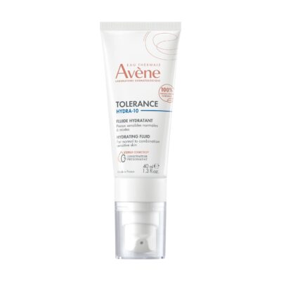 Avene Хидратиращ флуид Хидратиращ продукт за лице със 100% натурален произход и висока толерантност, за нормална и комбинирана кожа, подходящ за възрастни, деца и бебета. Eau Thermale Avene Хидратиращ флуид Hydra 10 Tolerance подпомага естествената хидратация на кожата и ежедневно възстановява нейния комфорт.  Той запазва естествения баланс на кожния микробиом, благодарение на патентованата формула със съставки, наподобяващи естествените в кожата**. Обогатената му формула с хиалуронова киселина, интензивно хидратира кожата в продължение на 48 часа*. Свежата и лека текстура, без мазен завършек, хидратира кожата дълготрайно. Технологията Sterile Cosmetic®, предпазва формулата от замърсяване, без консерванти и аромати. *Инструментален тест след 7 дни употреба, два пъти дневно. 30 участници. **Регистриран патент. Без предпазни мерки при употреба. Без предпазни мерки при употреба. Нанасяйте сутрин и вечер върху лицето, шията и околоочния контур. Да се съхранява в оригиналната опаковка. За Avene Avene – експерт в дермо-козметиката, позната с уникалната си формула на базата на термална вода от извора в Сетриѐр (Франция). С над 25-годишен опит в дерматологията и фармацевтичната наука, Avene разработва продукти, насочени към чувствителна, атопична и реактивна кожа, които обединяват спокойствието на природата с най-строгите европейски стандарти за безопасност и ефикасност. Avene Хидратиращ флуид Ключовата сила на Avene е в многопластовите изпитания и контрол на качеството. Всяка формула  преминава през: Предклинични in vitro и in vivo изследвания, извършени под дерматологичен и офталмологичен контрол, които гарантират липса на дразнене, алергии и фотосенсибилизация; Avene Хидратиращ флуид Клинични проучвания с участието на 300–1000 доброволци (общо над 8000 годишно), включително бебета и деца за специализирани линии (Pédiatril, Cicalfate, XeraCalm A.D и SPF50+ лосион за деца);Avene Хидратиращ флуид Козметовигилизанс – денонощен мониторинг на всички пуснати на пазара продукти чрез независима мрежа от експерти, която събира и анализира потенциални нежелани ефекти и предлага подобрения. В разработката на новите формули Avene залага на фармацевтична строгост: средно 3-годишен изследователски цикъл (до 10 години при специални активни съставки) строги тестове за стабилност съвместимост на опаковката бактериологичен контрол Всички суровини се оценяват подробно по физико-химични и токсикологични параметри, а употребата на алтернативни мето­ди замества животински опити в лабораторията за „култивиране на кожа“, създадена преди 20 години. Avene Хидратиращ флуид Изборът на Avene е гаранция за: Надеждност и безопасност според Регламент (ЕО) 1223/2009 и фармацевтични стандарти; Ефективна грижа за хидратация, успокояване и защита на кожата; Устойчивост и социална отговорност – еко­дизайн на опаковките, отговорно снабдяване, 100 % възобновяема енергия и партньорства за опазване на океаните и местните общности. С Avene получавате научно доказана грижа, родена от дълбокото доверие в термалната вода и безкомпромисната ангажираност към вашето здраве и природата.