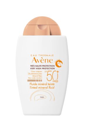 Eau Thermale Avene SUN MINERAL SPF50+ ТОНИРАН МИНЕРАЛЕН ФЛУИД ЗА ЛИЦЕ