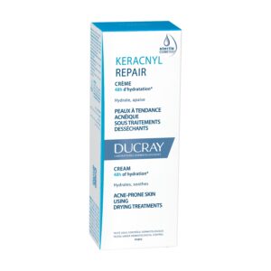 DUCRAY Крем с 48-часова хидратация* за кожа, склонна към акне и подложена на изсушаващо лечение Keracnyl Repair - Image 3