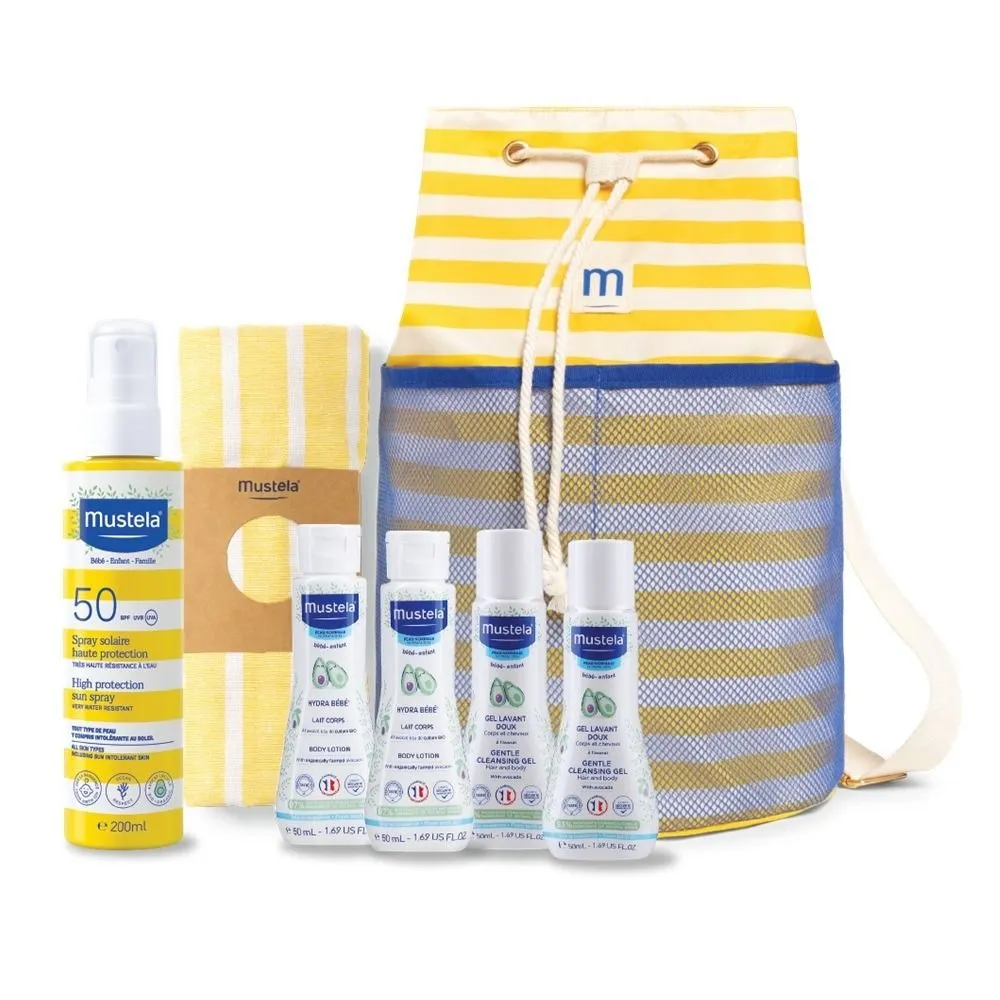 mustela slancezashchiten komplekt Мустела слънцезащитен комплект за цялото семейство