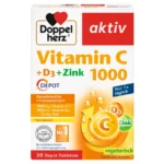Допелхерц актив Витамин С 1000 + D3 + Цинк Депо х30
