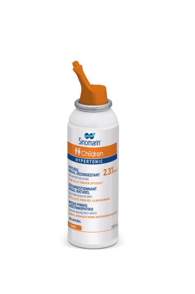 Sinomarin® Children 100ml Хипертоничен разтвор с морска вода (2,3% NaCl)
