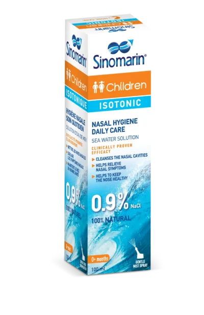 Sinomarin® Изотоничен спрей за нос за деца и бебета 100ml