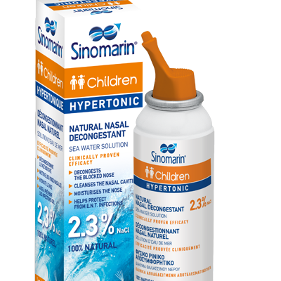 Sinomarin® Children 100ml Хипертоничен разтвор с морска вода (2,3% NaCl)