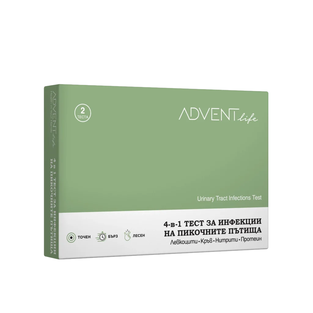Advent Life 4-в-1 Тест за инфекции на пикочните пътища