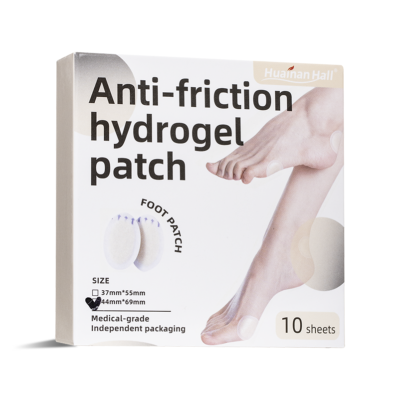 Хидрогел защитен пластир против пришки и мазоли x 10 бр. (размер 4.4 см/ 6.9 см) / PU/Anti-friction hydrogel patch/