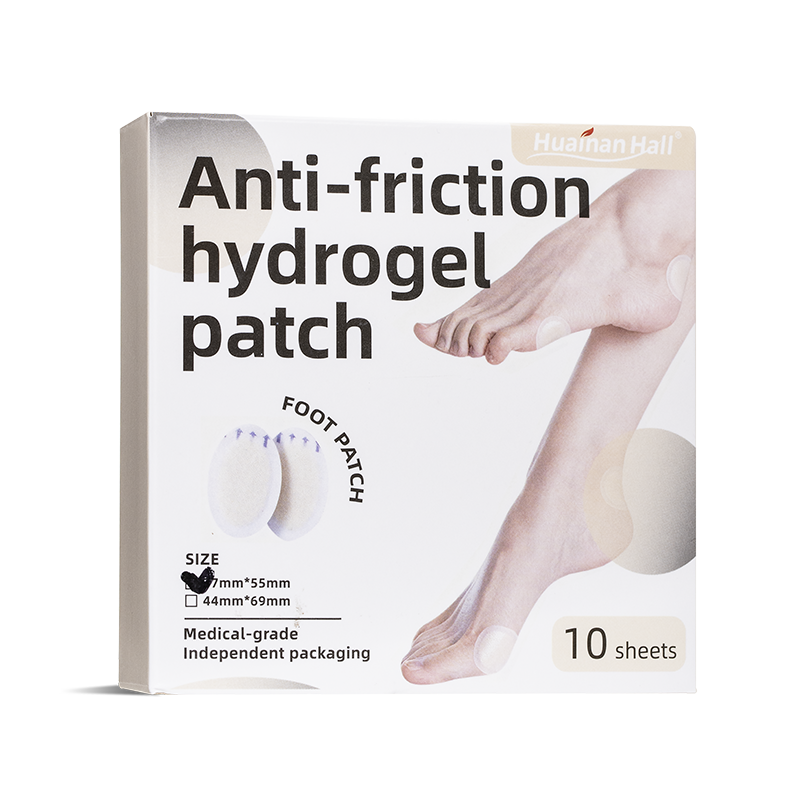Хидрогел защитен пластир против пришки и мазоли x 10 бр. (размер 3.7 см/ 5.5 см) / PU/Anti-friction hydrogel patch/