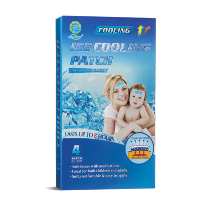 Охлаждащи гел пластири за деца и възрастни (при фебрилни състояния) x 4 бр. / Ice Cooling Patch/