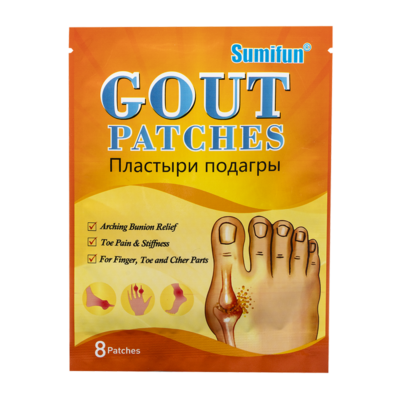 Пластири при подагра x 8 бр. / Gout Patches/