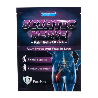 Пластири при болка в седалищния нерв и ишиас x 12 бр. / Sciatic Nerve Pain Relief Patch/