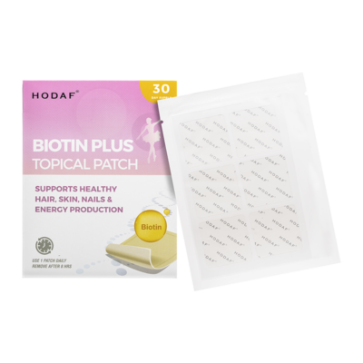 Пластири за коса, кожа и нокти с биотин и витамини x 30 бр. / Biotin Plus Topical Patch/ - Image 2