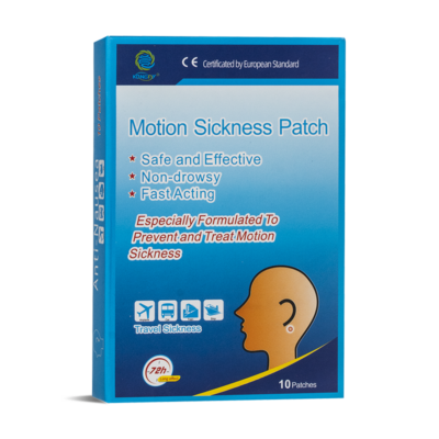 Лепенки против прилошаване при пътуване (дълготраен ефект до 72 часа) x 10 бр. / Motion Sickness Patch/