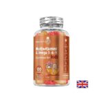 Мултивитамини + Омега 3-6-9 (формула за деца), 120 желирани таблетки