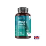 Омега-3 EPA – 660 mg / DHA – 440 mg - Рибено масло за сърцето, мозъка и зрението, 240 софтгел капсули за 4 месеца прием